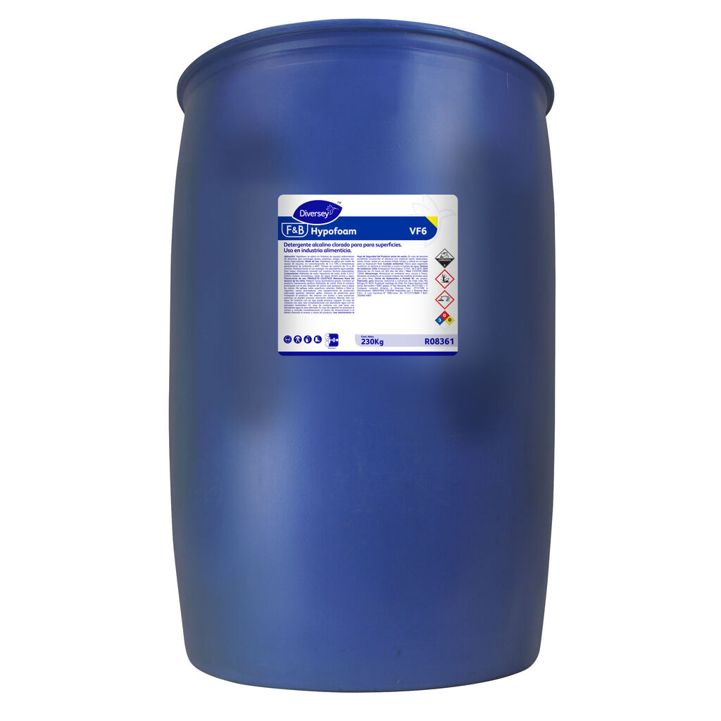 HYPOFOAM VF6 230kg - Detergente alcalino clorado por espuma